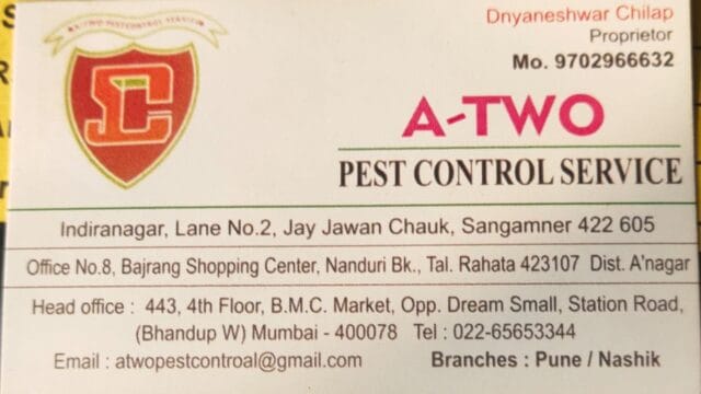 A TWO PEST CONTROL SERVICE